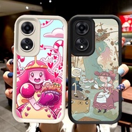 Z-75 Adventure Time Cover for OPPO A58 A17 A18 A60 A38 Case
