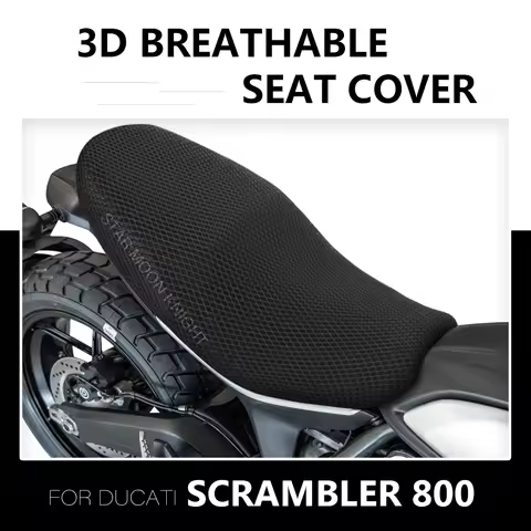 For Ducati Scrambler 800 Scrambler800 Nylon Fabric Saddle Seat Cover Motorcycle Accessories Protecti