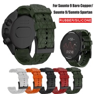For Suunto 9/Suunto 9 Baro Copper/Sunnto Spartan Rubber Watch Band Strap Silicone Replacement for Sunnto 9/Suunto 9 Baro Wrist