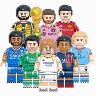 Famous Star Courtois Messi Modric Neymar Mbappe Haaland Ronaldo Benzema Figure Toys