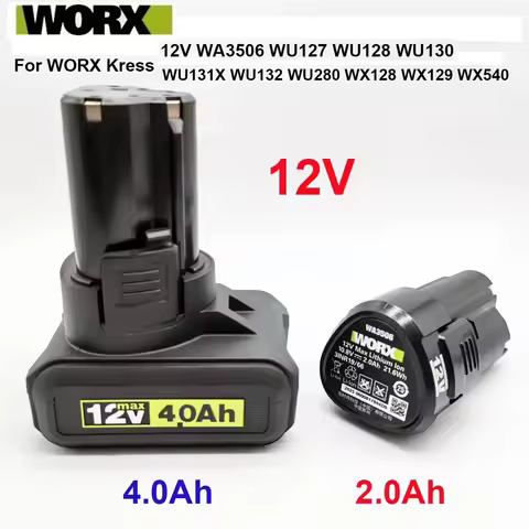 12V 2000mAh.4000mAh battery for WORX Kress 12V WA3506 WU280 WX128 WX129 WX540 WU127 WU128 WU130 WU13