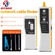 Network Cable Finder RJ45 RJ11, POE Live Line Wire Tracer, 68V Anti-Burn Network Cable Tester for Et