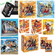 FUZOU One Piece Collection Cards, Anime One Piece Trading Game TCG Booster Box Game Cards, Collection Cards Box Booster TCG Luffy Sanji Nami Rare One Piece Booster Pack Child Toy
