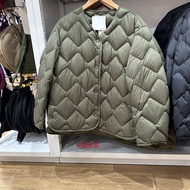 Uniqlo ห้องลองเสื้อฤดูหนาวเสื้อแจ็คเก็ตไลท์ดาวน์เกรดสูงเพชรเสื้อแจ็คเก็ตลำลองอบอุ่นโค้ตขนเป็ด450453ข