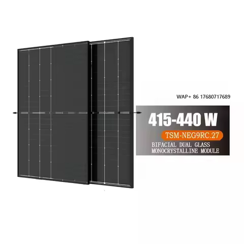 USA Local Stock Trina 435W Solar Panel Ntype Bifacial Pv Module for DIY Solar Energy Off Grid
