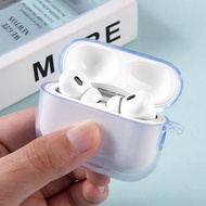 Clear Soft With Buckle Simple Minimalist Case for AirPods Pro3 TPU Transparent Protective Earphone C