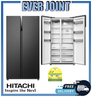 Hitachi  Side By Side Fridge HRSN 9552D-DXSG 525 litre + free disposal