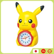Japan Seiko Alarm Clock Analog 232×159×121mm JF384A Pikachu Pokémon Clock Alarm