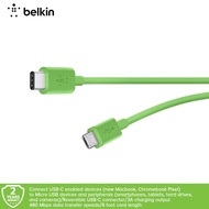 Belkin MIXIT USB Type-C To Micro USB 3A Charge Cable - Green (1.8M) F2CU033bt06-GRN