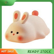 [luxiang.]  Night Light,Cute Silicone Lamp, Dimmable Light Up Bunny, Night Lamp,Rechargeable Bunny N