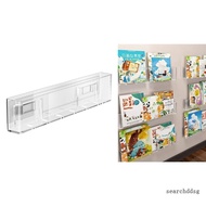 searchddsg Durable Acrylic Picture Book Display Shelf Versatile Storage Container Wall Rack