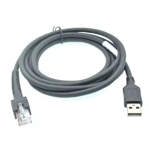 5M 3M USB to RJ48 RJ50 Scanner data cable for LS2208 LS1203 LS2208/AP LS4008I LS7808 DS3400 for Zebr