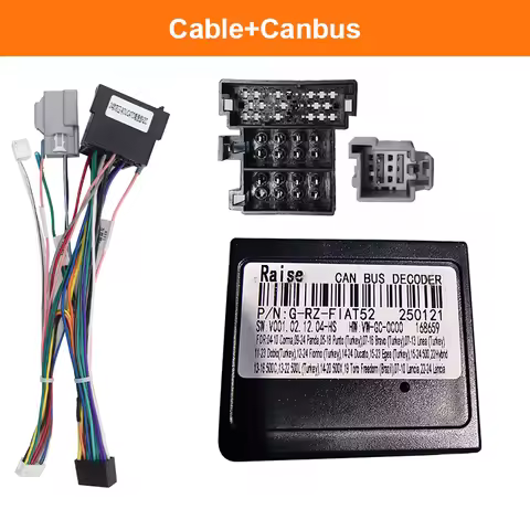 FOR FIAT Coma 2004-2010 FOR FIAT DUCATO 2024 Multimedia Dashboard Navigation Decoder Canbus Box Cabl