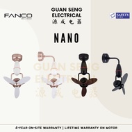 FANCO Nano 16" DC Motor Ceiling / Wall Mounting Fan