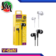 HANDSFREE VGEN VEP1-28 Earphone Headset V-GEN VEP1-28 Wired Earphone Xtra Bass Hansfree Vep1 28 VGEN
