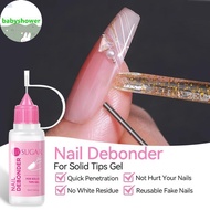 Babyshower 15ml Remover For Solid Tips Gel False Nail Tips Solid Adhesives Gel Remover Press On Nail