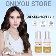 Onlyou Foundation Suncreen Only you Plus Parfume Glowing Mencerahkan Kulit Belang Pelindung Sinar UV