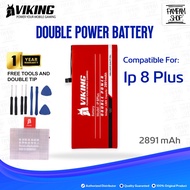 VIKING Baterai Double Power for Ip 8+ 8 Plus Batre Batrai Battery Compatible for Iphone