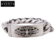 Chrome Hearts 925 Classic Link Floral ID Bracelet, 13 Links [Used]