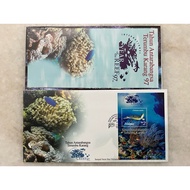 Malaysia International Year of Reef 1997 - Miniature Sheet MS Stamp on First Day Cover FDC