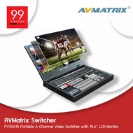 AVMatrix PVS0615 Portable 6-Channel Video Switcher with 15.6" LCD Monitor