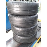 80%Used Tyre Secondhand Tayar BRIDGESTONE TURANZA T001 RUNFLAT 225/50R18 40%/80% Bunga Per 1pc