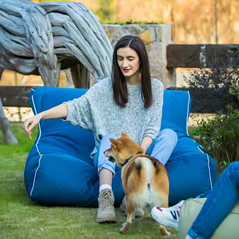 Waterproof Outdoor Large Giant Bean Bag Chair Lounge Popular Huge Beanbag Lounge Bean Bag Sofas Outd