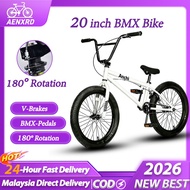 AENXRD 20 inch bike freestyle basikal Freestyle Stunt Bicycle with Steel frame BMX bike suitable for