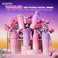 ECENTIO Macaron Color Gradient tumbler 1200ml 530ml 550ml Stainless Thermos Drinking bottle ACC7