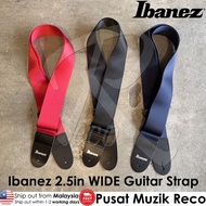 Ibanez High Quality 2.5in WIDE Acoustic Electric Bass Guitar Strap Guitar Strap Electric Acoustic Gu