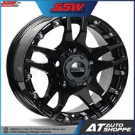 (1PC) SSW WHEELS S152 GLOSS BLACK 15x7.5J ET0 5Hx139.7 SPORTRIMS SPORTRIM RIMS RIM 4X4 4WD SUZUKI JI