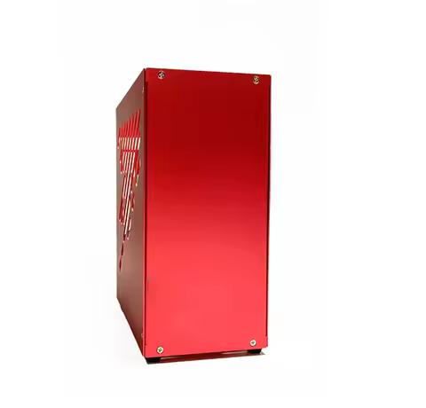 M24ITX Mini Portable All Aluminum Side Transparent A4 Portable Case, Small 1Uflex Power Independent 