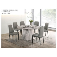Dining Marble Round 1+6 Limited Stock ( Delivery By seller )