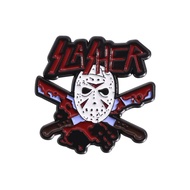 Friday The 13th Killer หน้ากากแฟนซีลาย Jason เข็มกลัดตัวการ์ตูนภาพยนตร์สยองขวัญปุ่มโลหะพินปกเสื้อผ้า