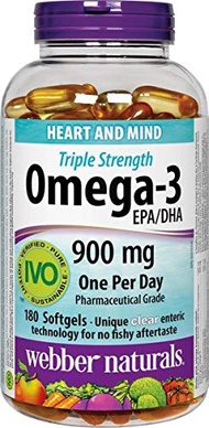 webber naturals Omega-3 900mg 200 Softgels