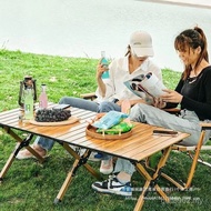 Egg Roll Special Table Chair Outdoor Ke Picnic Rice Equipment Table Chair Camping Foldable Portable 