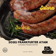 【SELERA】FRANKFURTER AYAM SOSEJ  | 10pcs | 300g | HALAL | WESTERN FOOD | SLIZZING | BBQ | UTK RESTORA