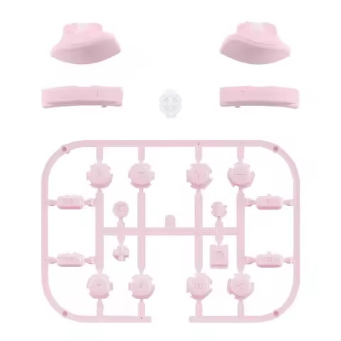eXtremeRate Full Set Buttons W/Tools for NS Switch JoyCon & Switch OLED Joycon - Sakura Pink