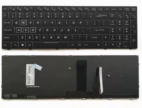 New Laptop For Clevo XMG A517 Nexoc G739 NP8952 Color US Backlit Keyboard