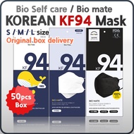 [Made in Korea] Bio mate KF94 mask / Bio self care / 4 PLY Disposable Face Masks / Original Box 50pc