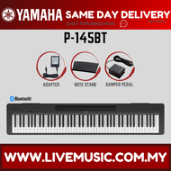 Yamaha P-145BT 88-Key Digital Piano w/Keyboard Bench Headphone And Adapter - ( P145 P145BT P45 P-45