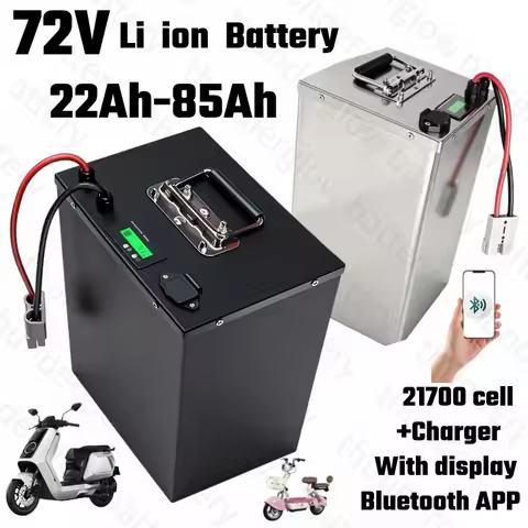 22AH 72V 35AH 45AH 55AH 70AH 85AH Lithium ion battery BMS 20S 3000W 5000W Electric pedal motorcycle