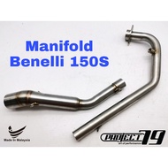 Project79 Benelli 150S Exhaust Ekzos Tabung Power Boom Accessories Motor QPM05 Muffler 150 S Full Sy