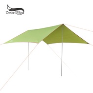 Desert Fox กันน้ำกลางแจ้งกันสาด Hammock Tarp Rain Fly น้ำหนักเบา Camping เต็นท์ Sun Shelter สำหรับกา
