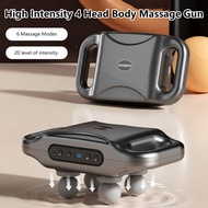 ✅SG Ready Stocks✅ JOMO 2 Head / 4 Head Professional Massage Gun Fascia Gun Relaxation Massager Gift 