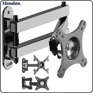 MUNDAN Computer Bracket, Rotatable Wall Mount LCD Monitor Bracket, Universal Sturdy Extendable 10-37