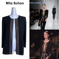 Mila Schon Blazers Women (Runway Spring 2010) เสื้อคลุมเบลเซอร์สีดำ