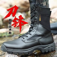 Genuine Combat Training Boots Men's Outdoor Waterproof Tactical Boots Autumn Winter Wool Hiking Shoe