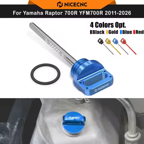 NICECNC ATV Oil Dipstick for YAMAHA Raptor 700 700R Raptor 660R YFM 700RW 700RSL 700RSE SE YFZ450 YF
