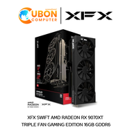 VGA การ์ดจอ XFX SWIFT AMD RADEON RX 9070 XT TRIPLE FAN GAMING EDITION 16GB GDDR6